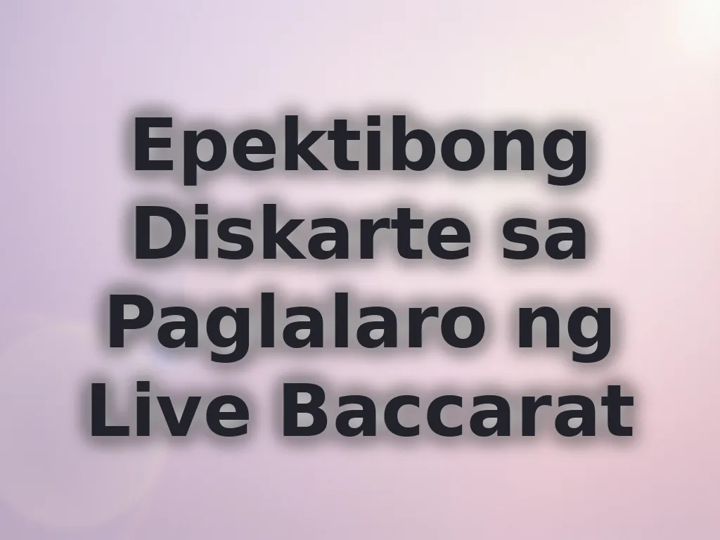 Baccarat Strategy