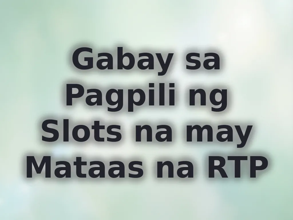 Slot RTP Guide